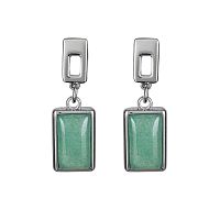 Серьги Possebon Q.Verde, A0418.17 S